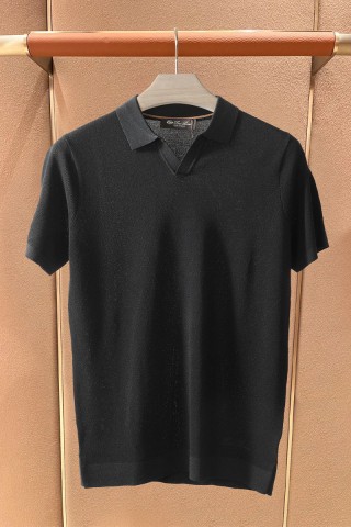 Мужское поло Loro Piana premium - Black