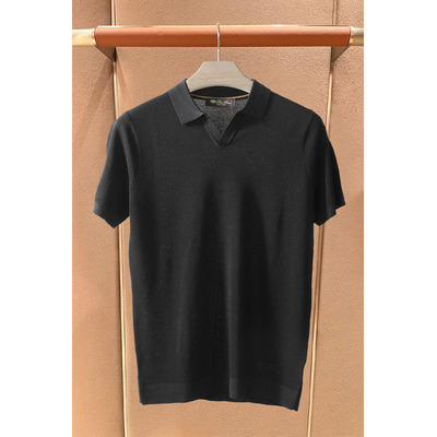 Мужское поло Loro Piana premium - Black