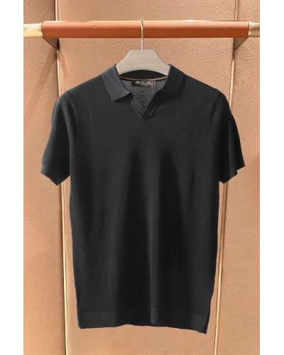 Мужское поло Loro Piana premium - Black