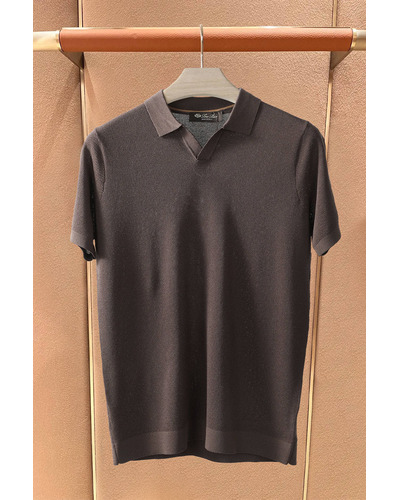 Мужское поло Loro Piana premium - Brown