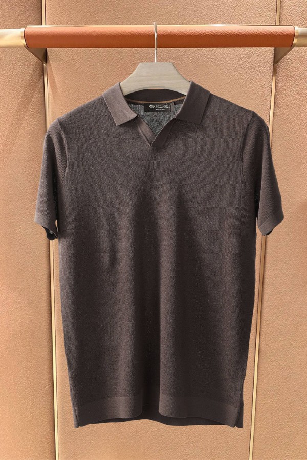 Мужское поло Loro Piana premium - Brown