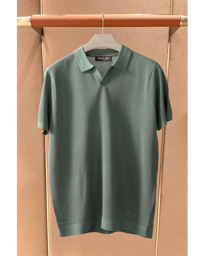 Мужское поло Loro Piana premium - Green