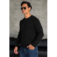 Мужской чёрный джемпер Loro Piana