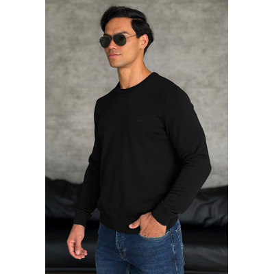 Мужской чёрный джемпер Loro Piana