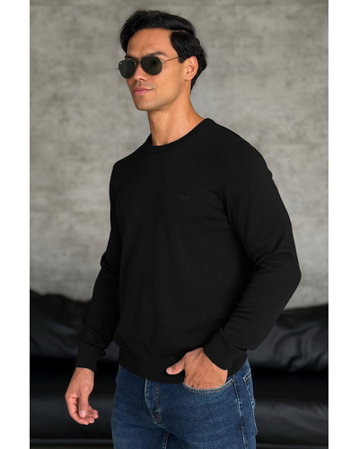 Мужской чёрный джемпер Loro Piana