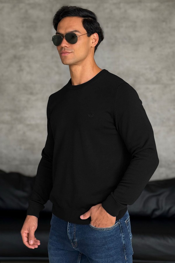 Мужской чёрный джемпер Loro Piana