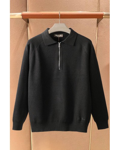 Мужской свитер Loro Piana premium - Black