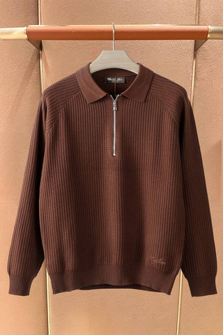 Мужской свитер Loro Piana premium - Brown