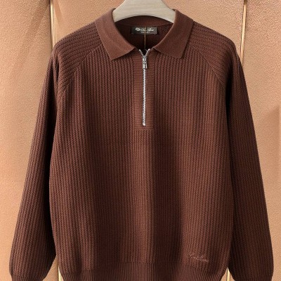 Мужской свитер Loro Piana premium - Brown