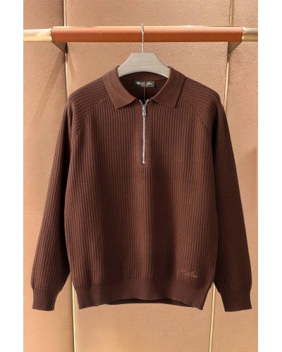 Мужской свитер Loro Piana premium - Brown