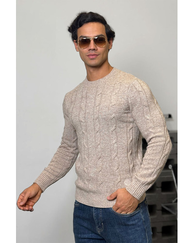 Мужской свитер Loro Piana premium - Light Beige