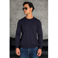 Мужской тёмно-синий джемпер Loro Piana