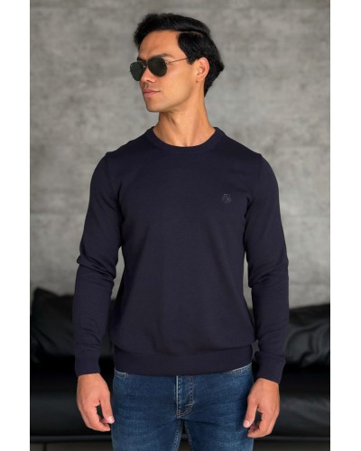 Мужской тёмно-синий джемпер Loro Piana