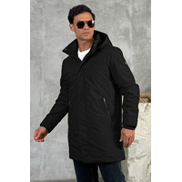 Парка чёрного цвета Loro Piana logo-patch