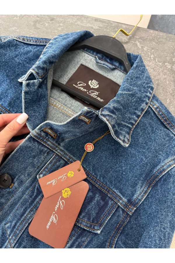 Женская джинсовая куртка Loro Piana premium - Blue