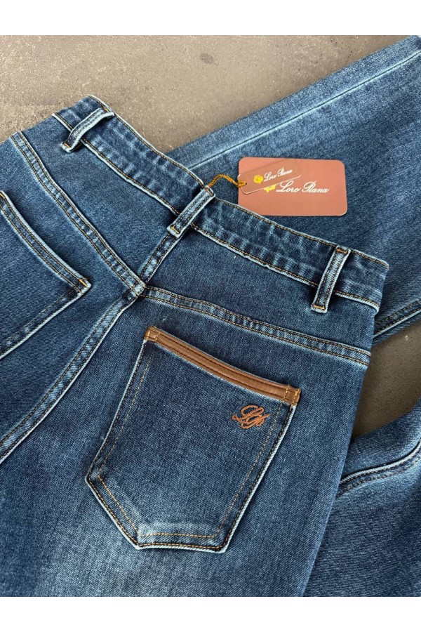 Женские джинсы Loro Piana premium - Blue