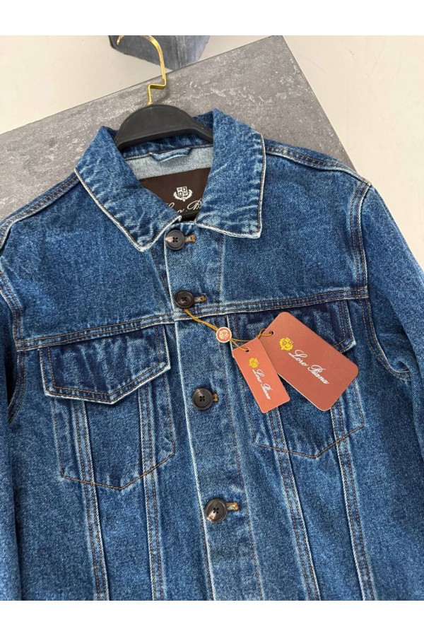 Женская джинсовая куртка Loro Piana premium - Blue