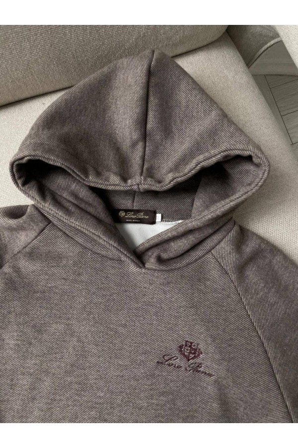 Женский костюм тройка на флисе Loro Piana premium - Brown