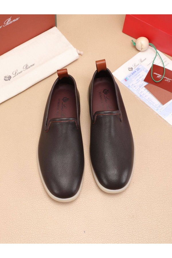 Кожаные лоферы Loro Piana