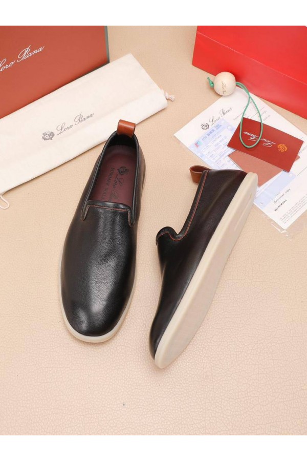 Кожаные лоферы Loro Piana