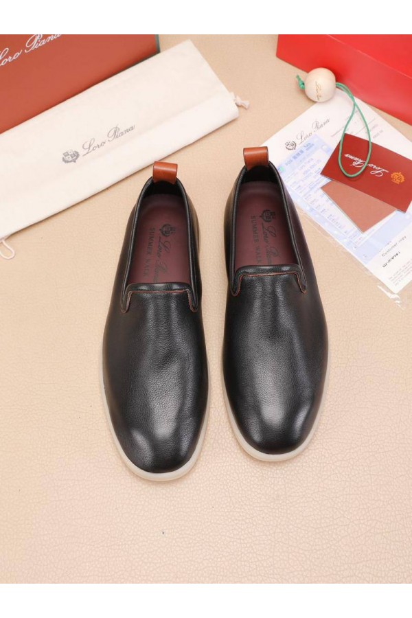 Кожаные лоферы Loro Piana