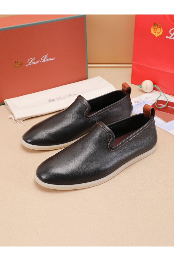 Кожаные лоферы Loro Piana