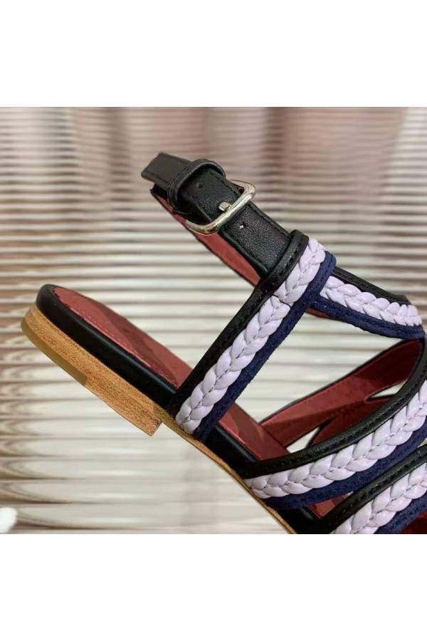 Женские кожаные сандалии Loro Piana Premium