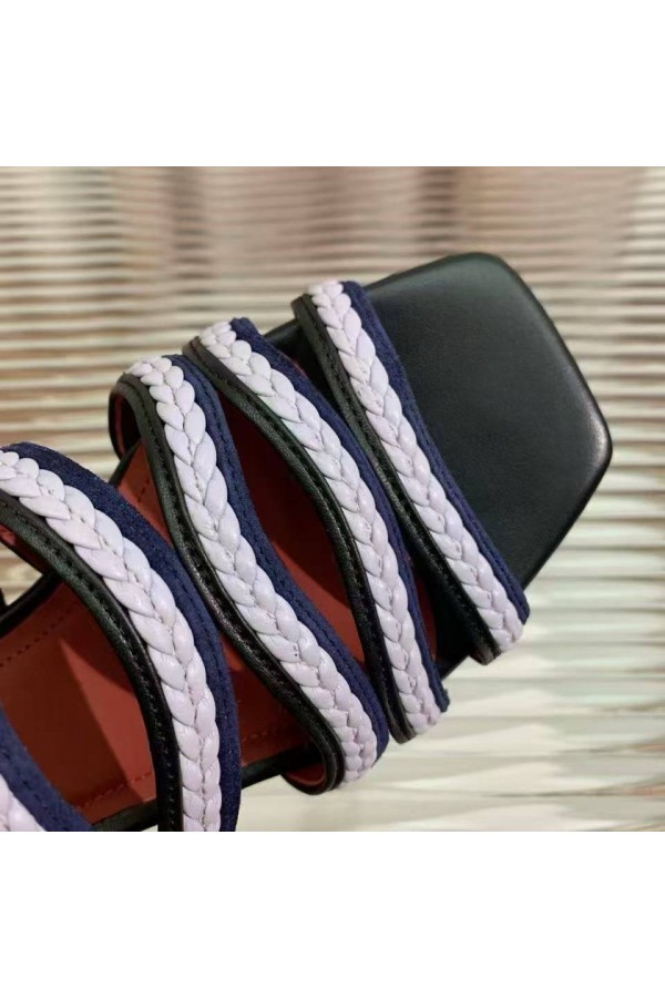 Женские кожаные сандалии Loro Piana Premium