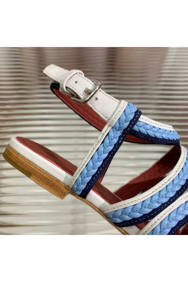 Женские кожаные сандалии Loro Piana Premium