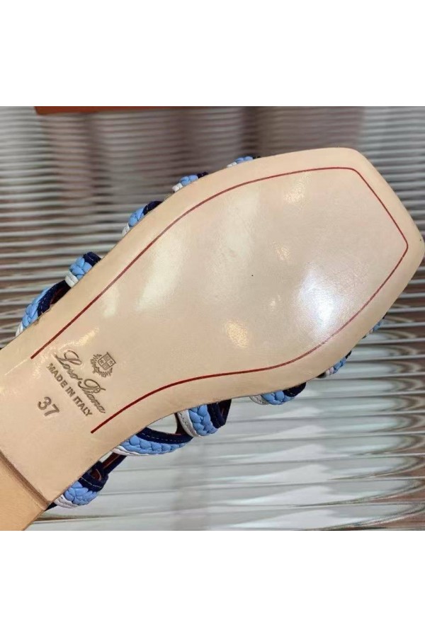 Женские кожаные сандалии Loro Piana Premium