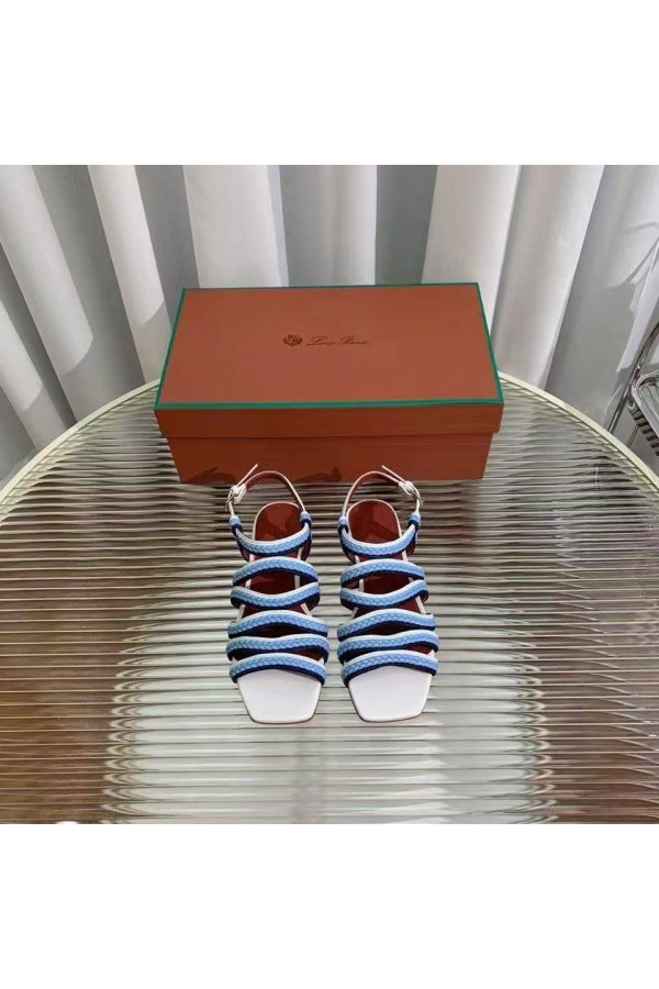 Женские кожаные сандалии Loro Piana Premium