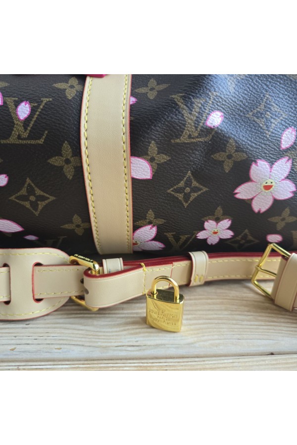 Дорожная сумка Louis Vuitton x Takashi Murakami Keepall Bandoulière 45x22 см