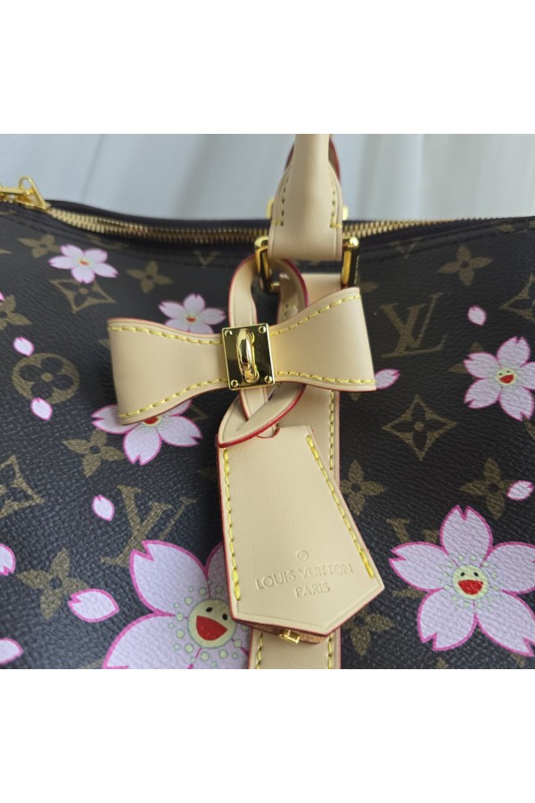 Дорожная сумка Louis Vuitton x Takashi Murakami Keepall Bandoulière 45x22 см