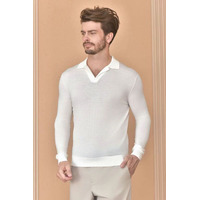 Поло с длинным рукавом Loro Piana Premium - Beige