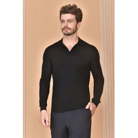 Поло с длинным рукавом Loro Piana Premium - Black