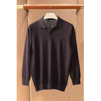 Поло с длинным рукавом Loro Piana premium - Brown