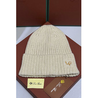 Шапка Loro Piana premium logo-embroidered - Beige