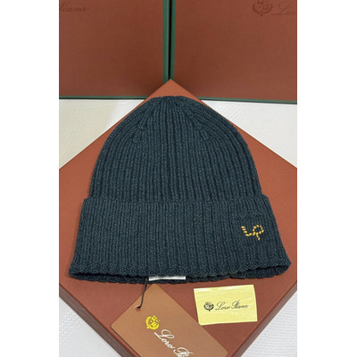 Шапка Loro Piana premium logo-embroidered - Green