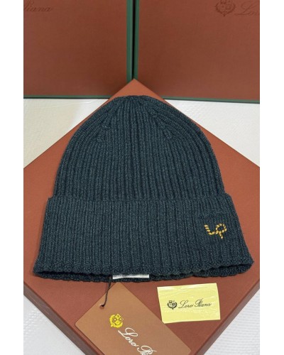 Шапка Loro Piana premium logo-embroidered - Green