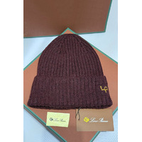 Шапка Loro Piana premium logo-embroidered - Red