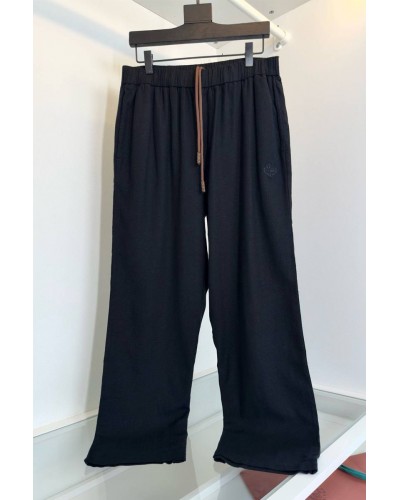 Штаны чёрного цвета Loro Piana Premium