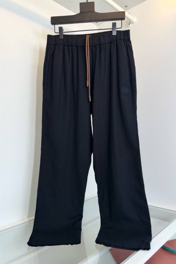 Штаны чёрного цвета Loro Piana Premium