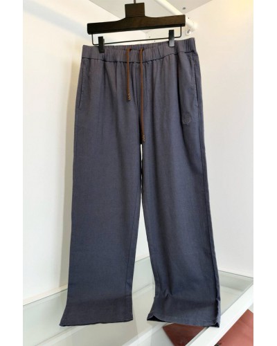 Штаны серого цвета Loro Piana Premium