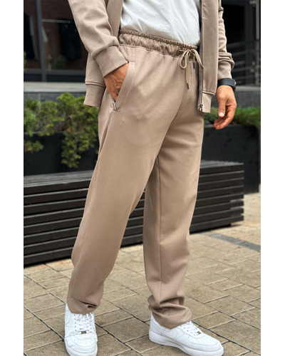 Спортивные штаны Loro Piana logo-embroidered - Beige