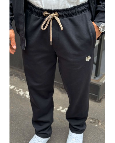 Спортивные штаны Loro Piana logo-embroidered - Black