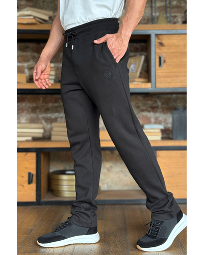 Спортивные штаны Loro Piana logo-embroidered - Black