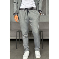 Спортивные штаны Loro Piana logo-embroidered - Blue / Grey