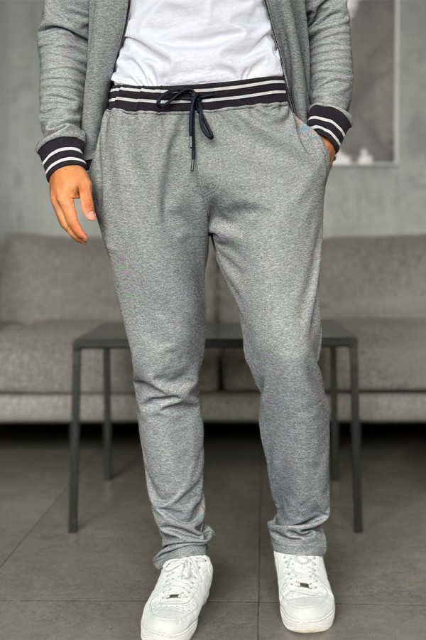 Спортивный костюм Loro Piana logo-embroidered - Blue / Grey