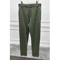 Спортивные штаны Loro Piana logo-embroidered - Green
