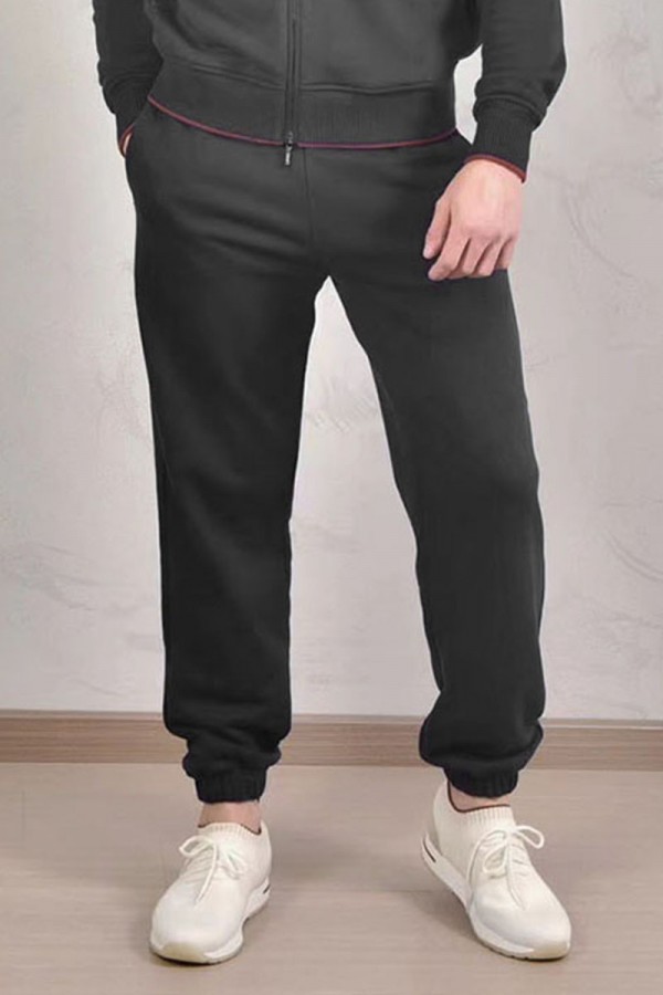 Спортивные штаны Loro Piana Premium signature logo - Grey